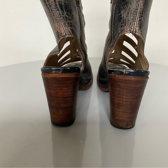 Bed Stu Distressed Leather Platform Sandals. Size 8 EUC - Picture 4 of 10